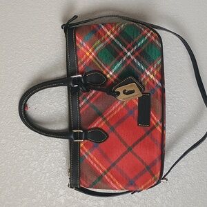 Dooney & Bourke Red and Black Satchel